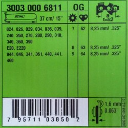 Sina drujba Stihl 37 cm...